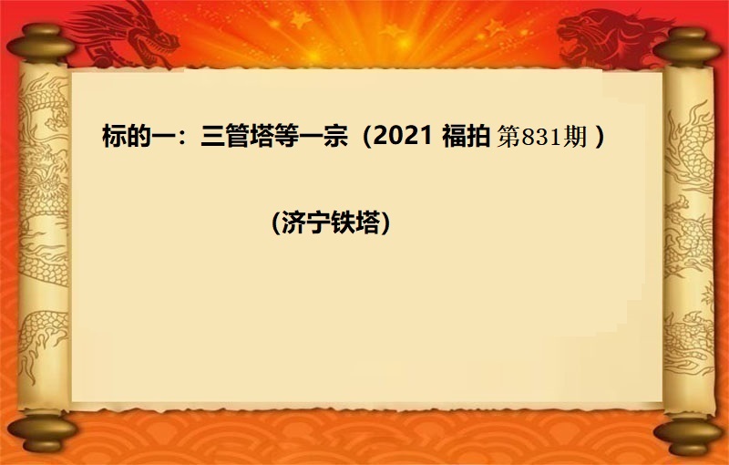 标的一：三管塔等一宗（2021 福拍  第831期）