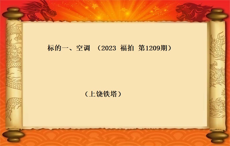 标的一、空调（按吨拍卖）（2023 福拍 第1209期）