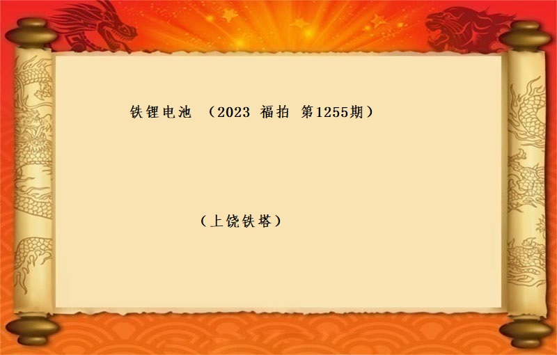 铁锂电池 （按吨拍卖）（2023 福拍 第1255期）