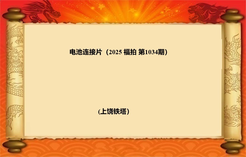 标三、电池连接片（按吨拍卖）（2025 福拍 第2032期）